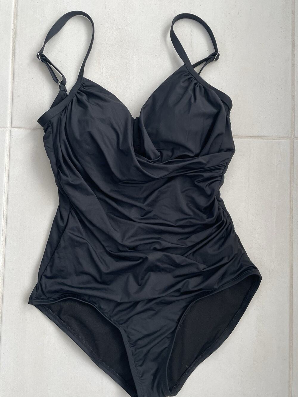 Jantzen Swim One Piece Swimsuit Ruched Swimwear Beach Summer